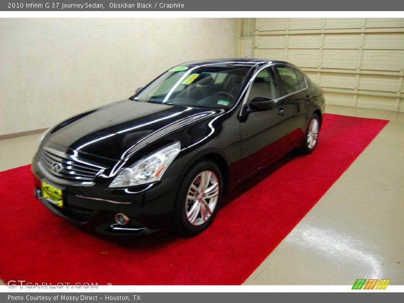 Obsidian Black / Graphite 2010 Infiniti G 37 Journey Sedan