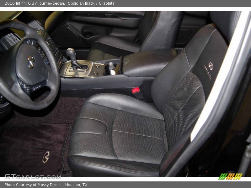 Obsidian Black / Graphite 2010 Infiniti G 37 Journey Sedan