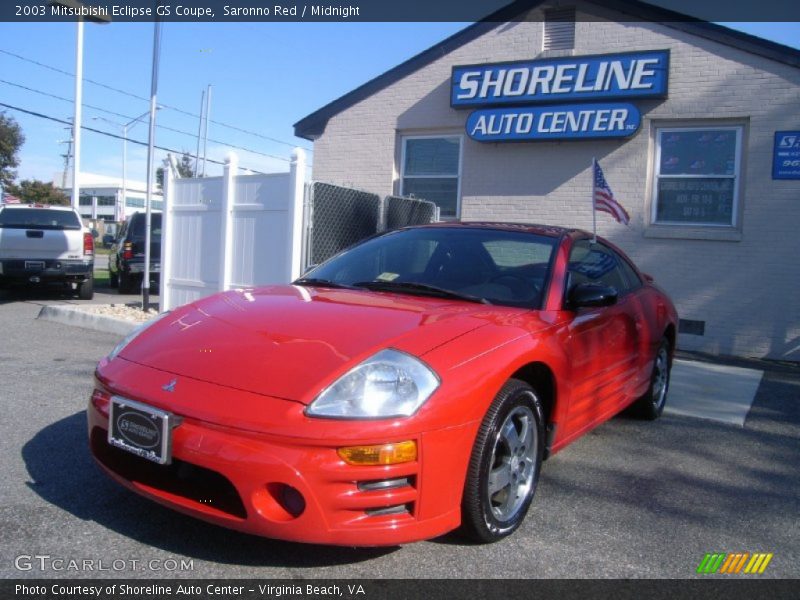 Saronno Red / Midnight 2003 Mitsubishi Eclipse GS Coupe