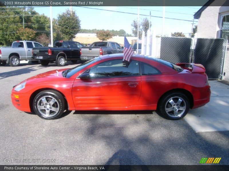 Saronno Red / Midnight 2003 Mitsubishi Eclipse GS Coupe