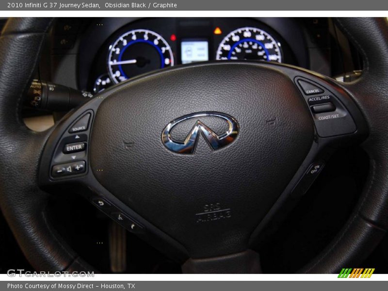 Obsidian Black / Graphite 2010 Infiniti G 37 Journey Sedan