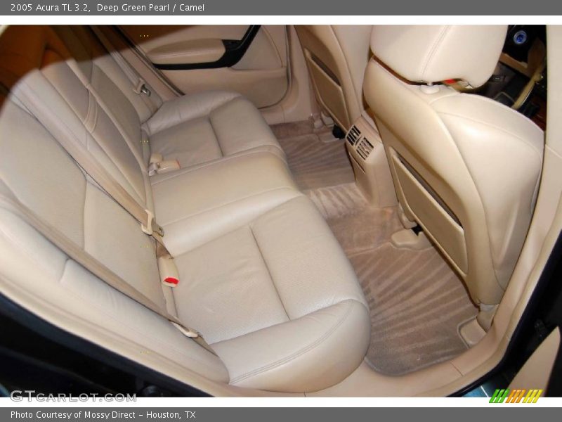 Deep Green Pearl / Camel 2005 Acura TL 3.2