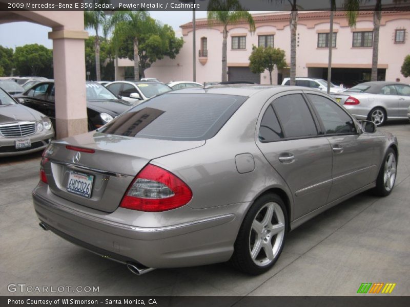 Pewter Metallic / Cashmere 2009 Mercedes-Benz E 350 Sedan