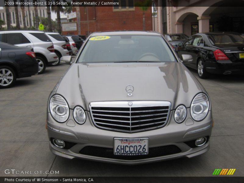 Pewter Metallic / Cashmere 2009 Mercedes-Benz E 350 Sedan