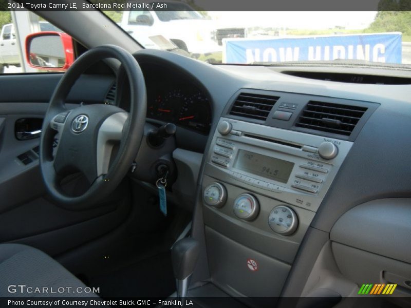 Barcelona Red Metallic / Ash 2011 Toyota Camry LE
