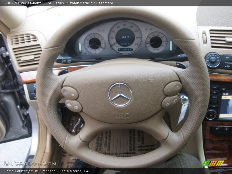 Pewter Metallic / Cashmere 2009 Mercedes-Benz E 350 Sedan