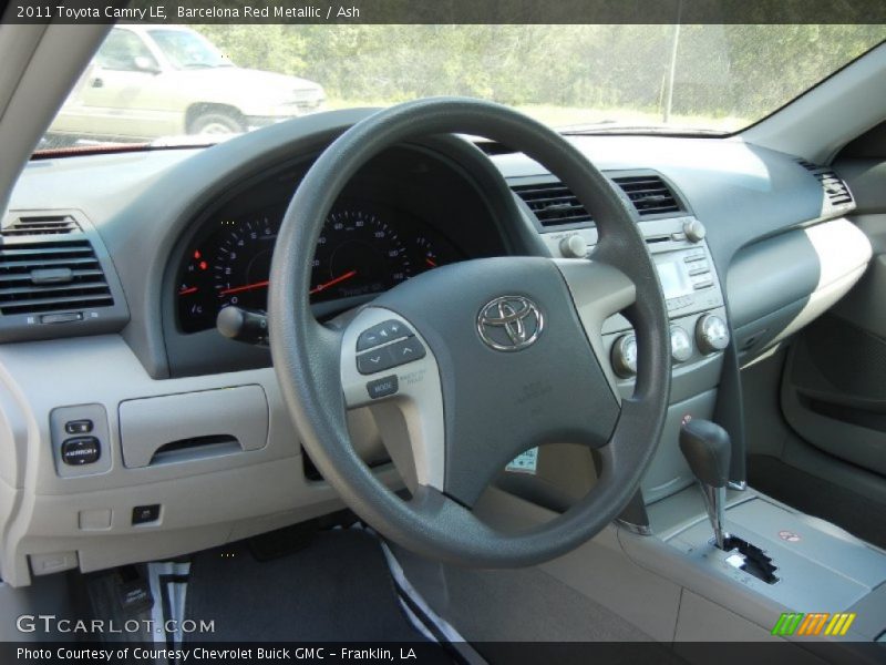 Barcelona Red Metallic / Ash 2011 Toyota Camry LE