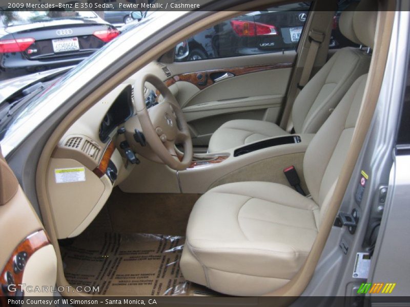 Pewter Metallic / Cashmere 2009 Mercedes-Benz E 350 Sedan