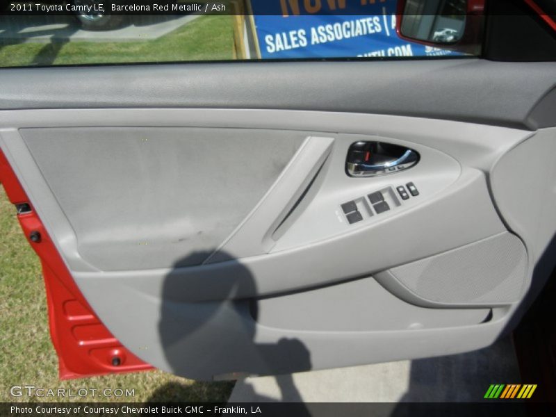 Barcelona Red Metallic / Ash 2011 Toyota Camry LE