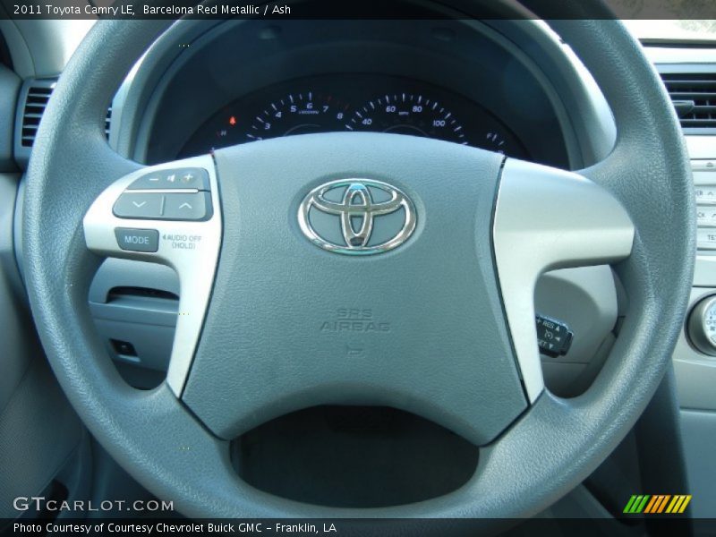 Barcelona Red Metallic / Ash 2011 Toyota Camry LE