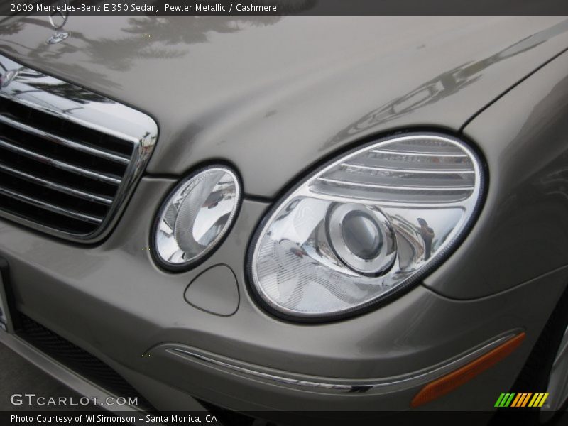 Pewter Metallic / Cashmere 2009 Mercedes-Benz E 350 Sedan