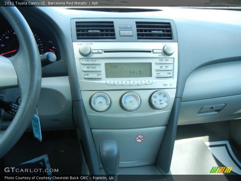 Barcelona Red Metallic / Ash 2011 Toyota Camry LE