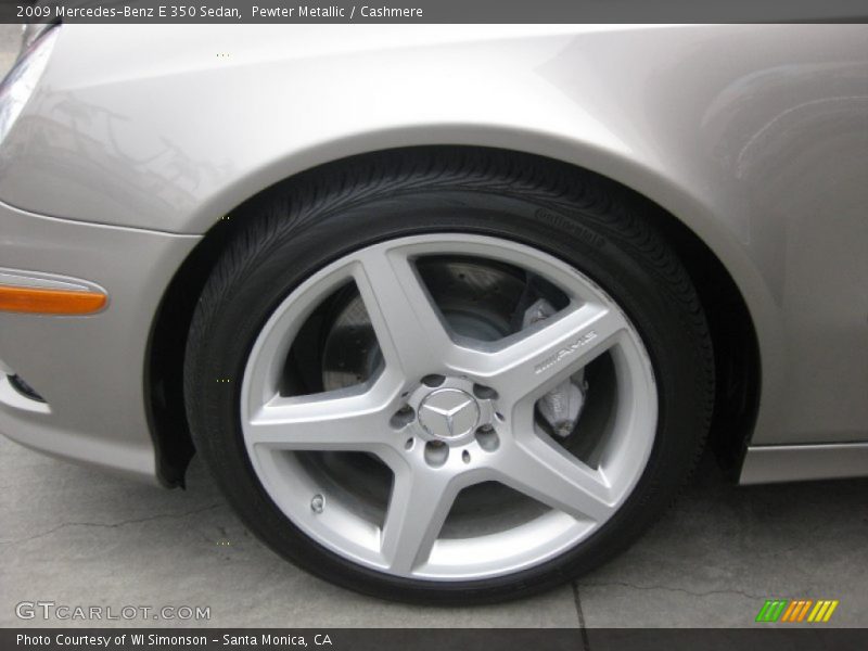 Pewter Metallic / Cashmere 2009 Mercedes-Benz E 350 Sedan