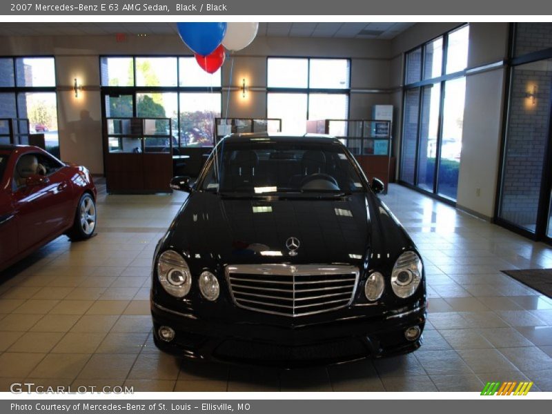 Black / Black 2007 Mercedes-Benz E 63 AMG Sedan