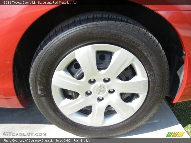 Barcelona Red Metallic / Ash 2011 Toyota Camry LE