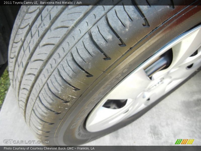 Barcelona Red Metallic / Ash 2011 Toyota Camry LE