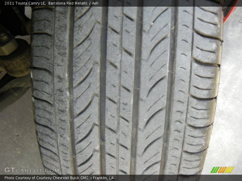 Barcelona Red Metallic / Ash 2011 Toyota Camry LE