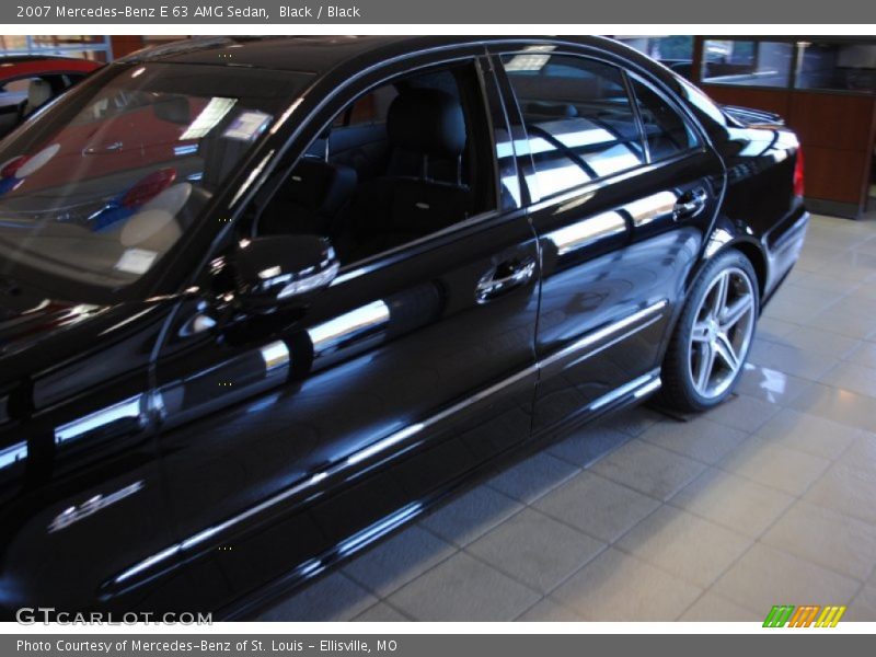 Black / Black 2007 Mercedes-Benz E 63 AMG Sedan