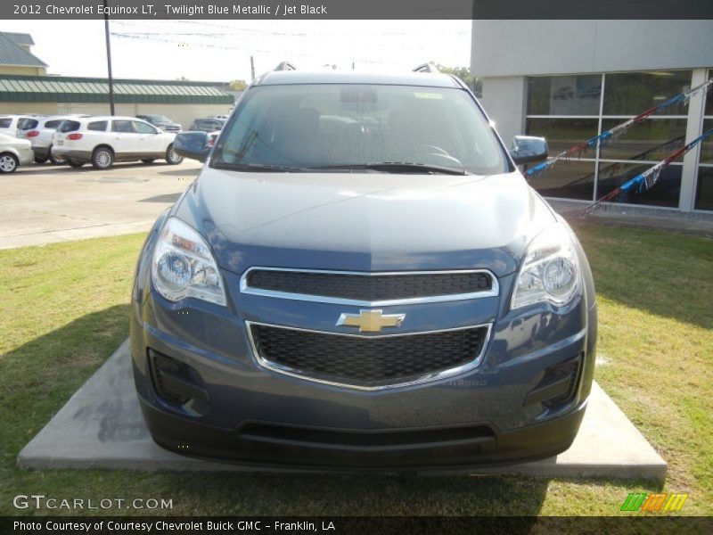 Twilight Blue Metallic / Jet Black 2012 Chevrolet Equinox LT