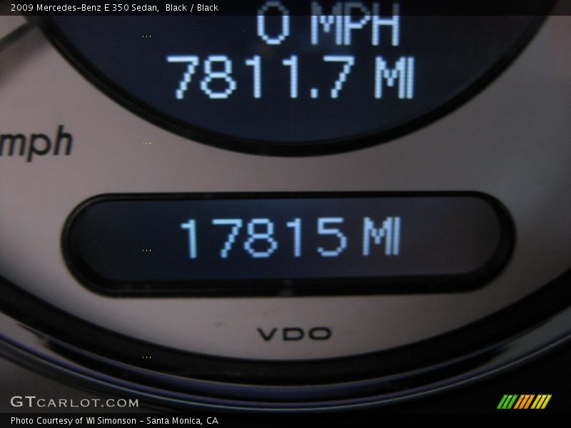 Black / Black 2009 Mercedes-Benz E 350 Sedan