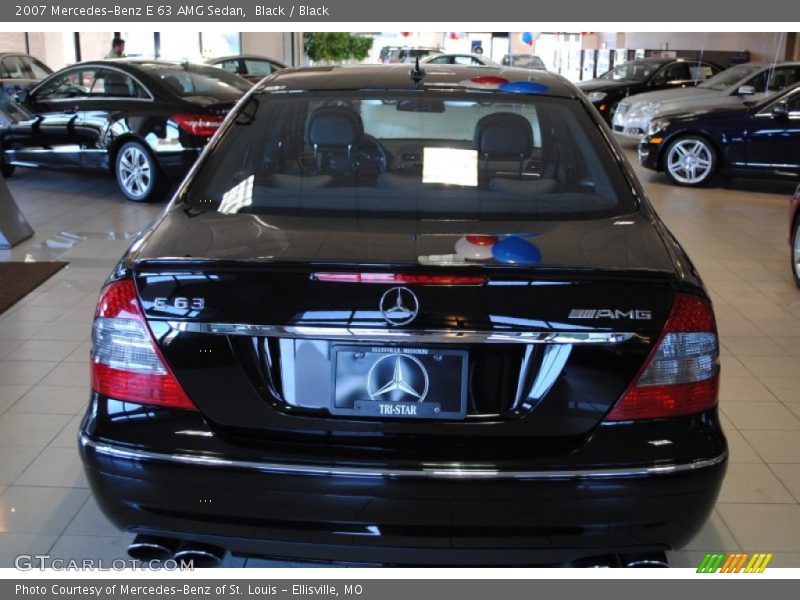 Black / Black 2007 Mercedes-Benz E 63 AMG Sedan