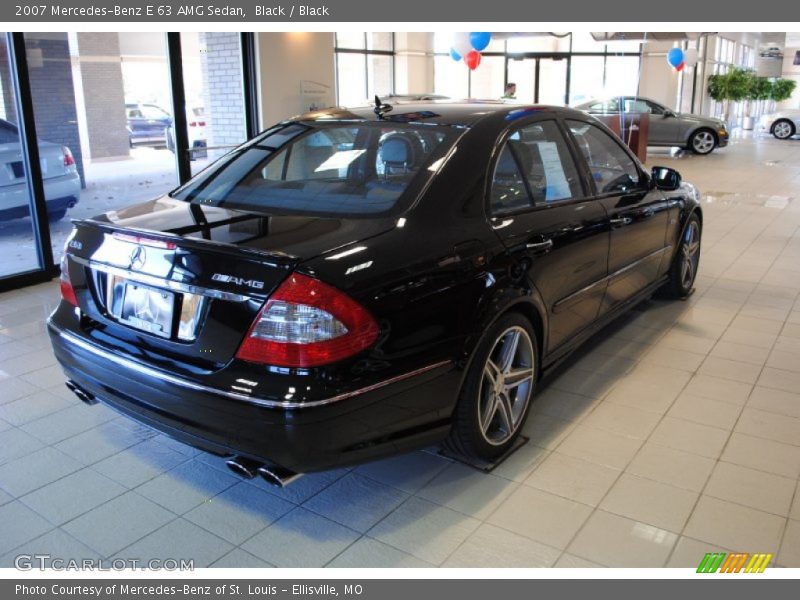 Black / Black 2007 Mercedes-Benz E 63 AMG Sedan