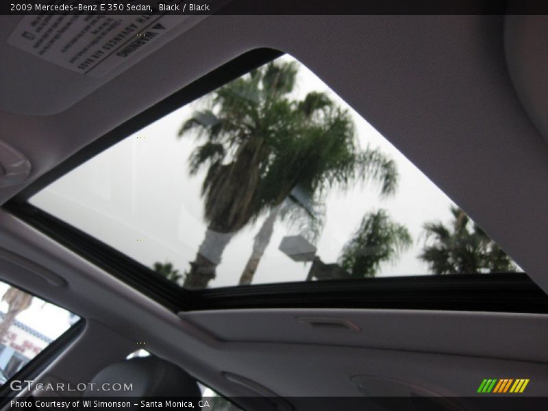 Black / Black 2009 Mercedes-Benz E 350 Sedan