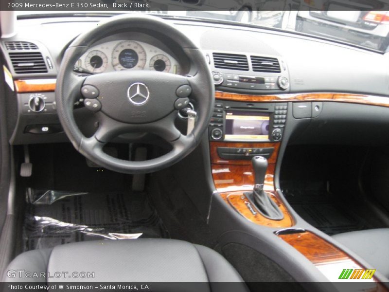 Black / Black 2009 Mercedes-Benz E 350 Sedan