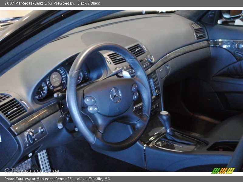 Black / Black 2007 Mercedes-Benz E 63 AMG Sedan