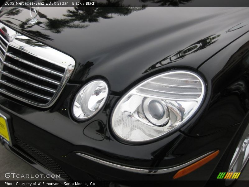 Black / Black 2009 Mercedes-Benz E 350 Sedan