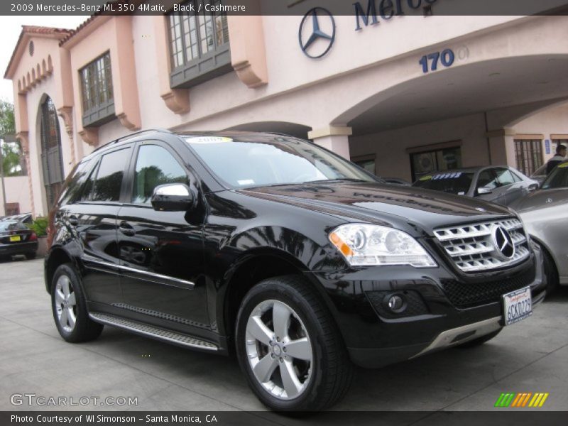 Black / Cashmere 2009 Mercedes-Benz ML 350 4Matic
