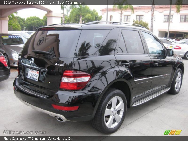 Black / Cashmere 2009 Mercedes-Benz ML 350 4Matic