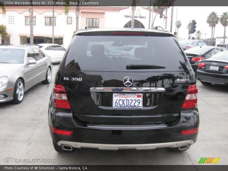 Black / Cashmere 2009 Mercedes-Benz ML 350 4Matic