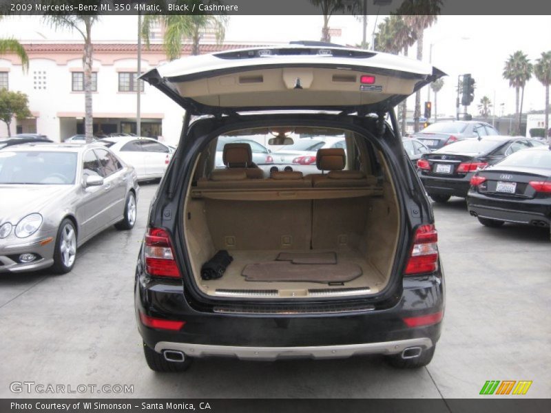 Black / Cashmere 2009 Mercedes-Benz ML 350 4Matic