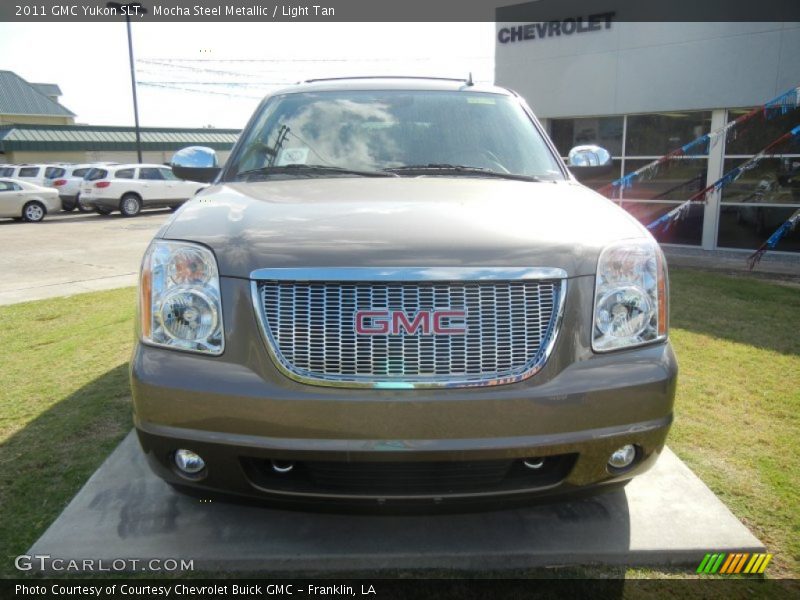 Mocha Steel Metallic / Light Tan 2011 GMC Yukon SLT