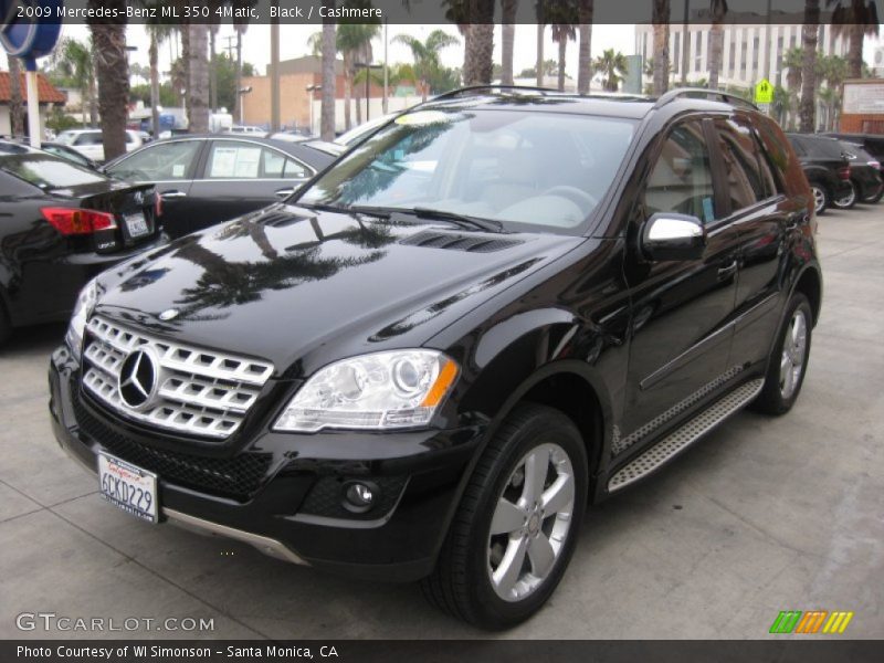Black / Cashmere 2009 Mercedes-Benz ML 350 4Matic