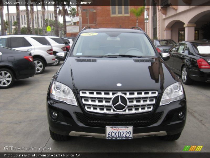 Black / Cashmere 2009 Mercedes-Benz ML 350 4Matic