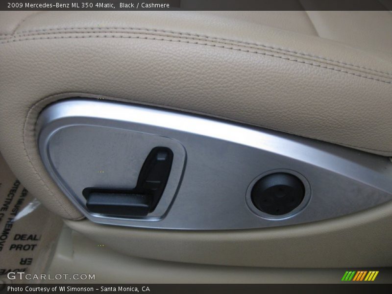 Black / Cashmere 2009 Mercedes-Benz ML 350 4Matic