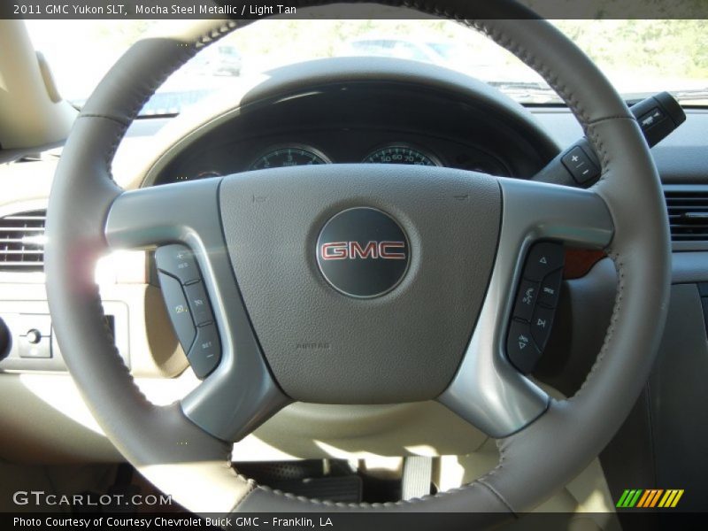 Mocha Steel Metallic / Light Tan 2011 GMC Yukon SLT