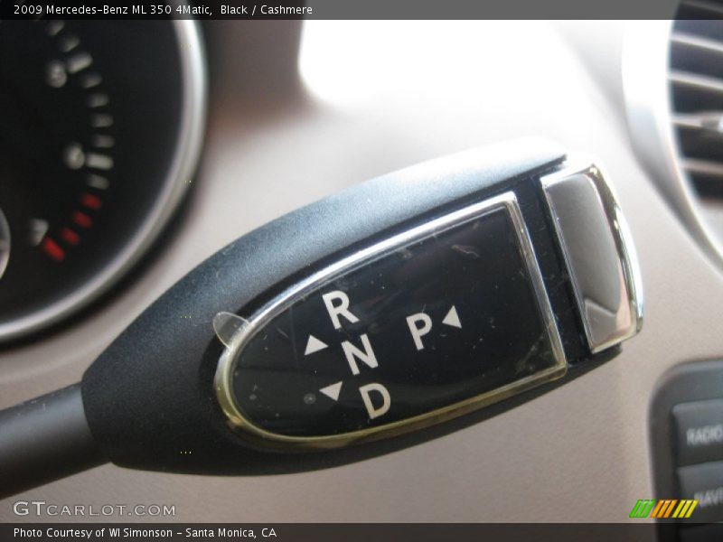 Black / Cashmere 2009 Mercedes-Benz ML 350 4Matic