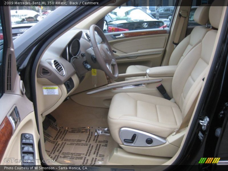 Black / Cashmere 2009 Mercedes-Benz ML 350 4Matic