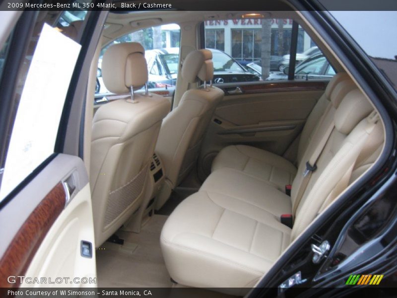 Black / Cashmere 2009 Mercedes-Benz ML 350 4Matic