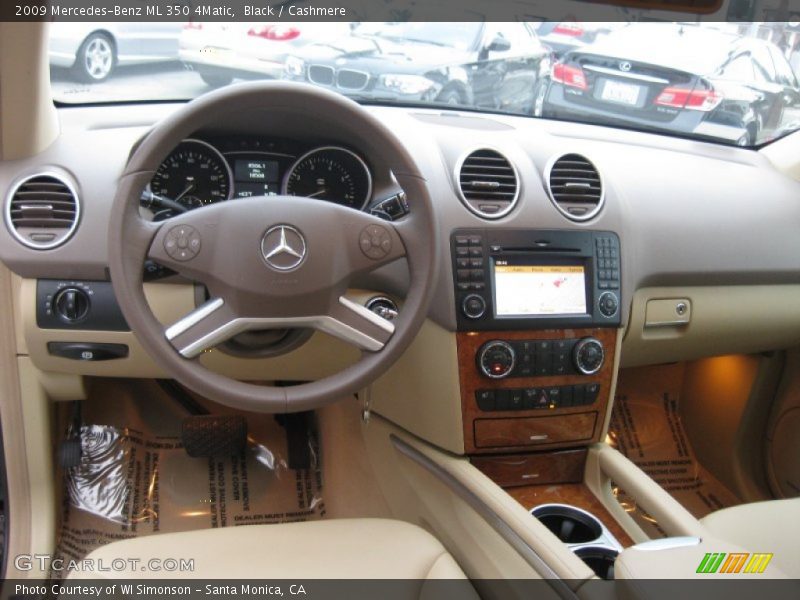 Black / Cashmere 2009 Mercedes-Benz ML 350 4Matic