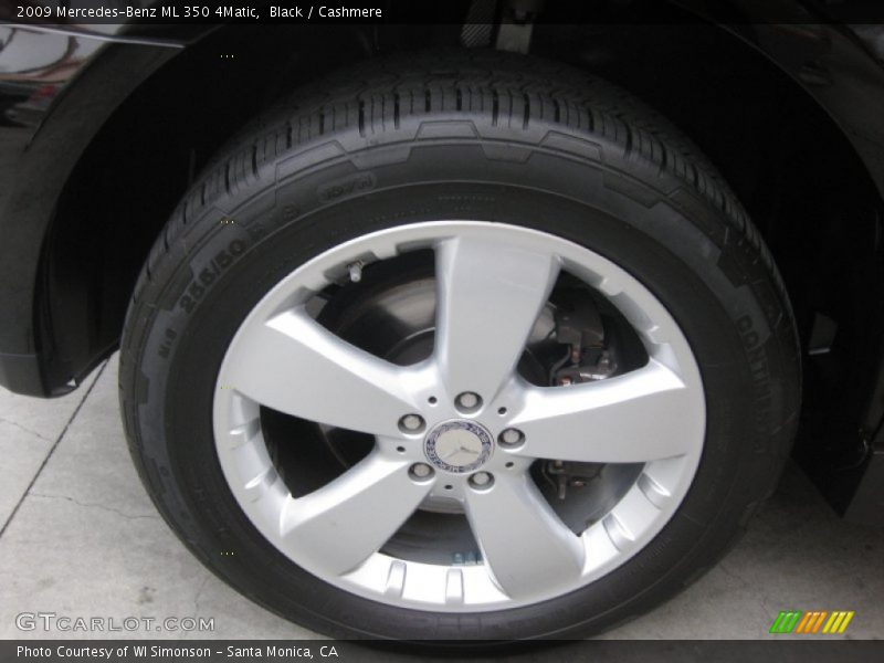 Black / Cashmere 2009 Mercedes-Benz ML 350 4Matic