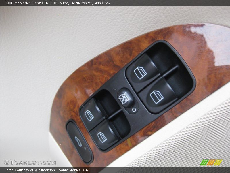 Arctic White / Ash Grey 2008 Mercedes-Benz CLK 350 Coupe