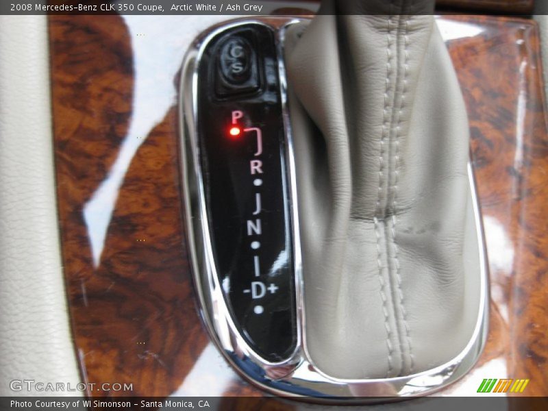 Arctic White / Ash Grey 2008 Mercedes-Benz CLK 350 Coupe