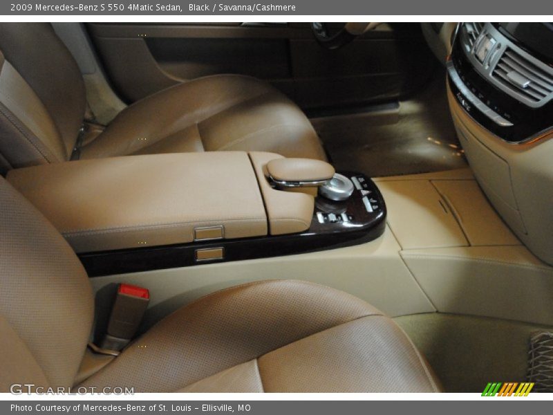 Black / Savanna/Cashmere 2009 Mercedes-Benz S 550 4Matic Sedan
