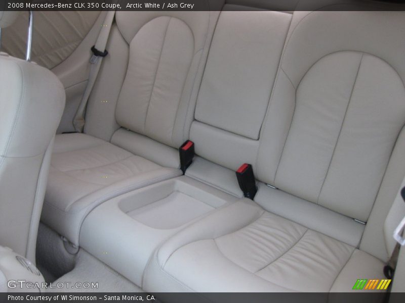 Arctic White / Ash Grey 2008 Mercedes-Benz CLK 350 Coupe