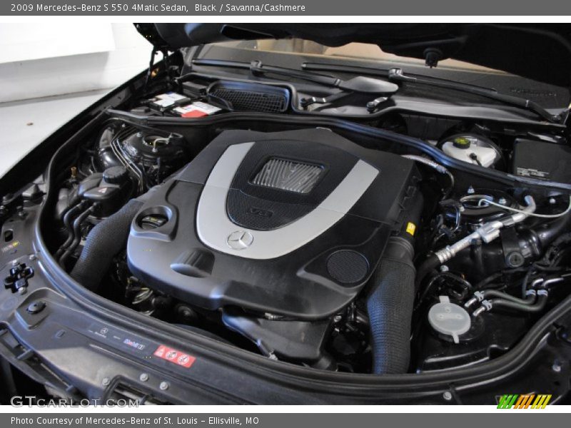 Black / Savanna/Cashmere 2009 Mercedes-Benz S 550 4Matic Sedan
