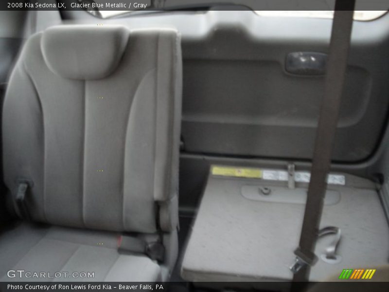 Glacier Blue Metallic / Gray 2008 Kia Sedona LX